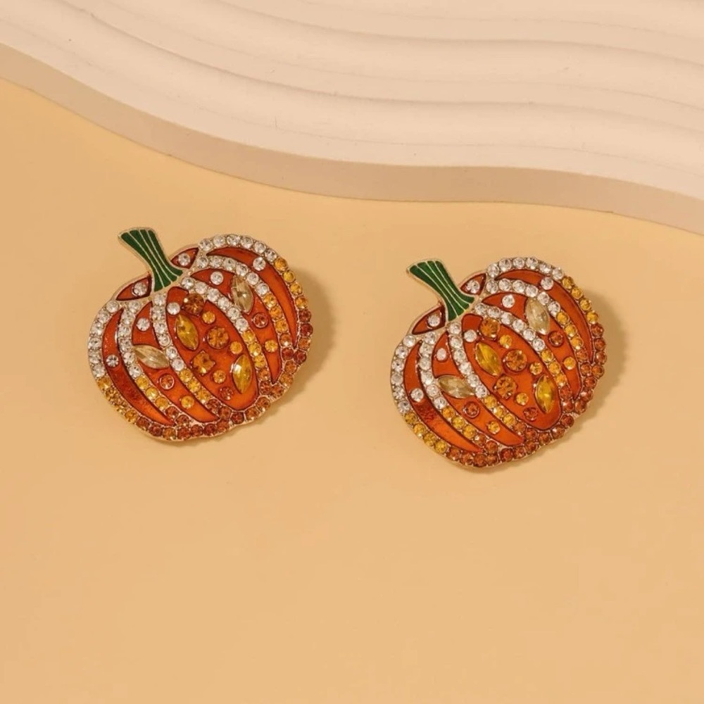 🎃 Pumpkin Earrings 🎃 - Picture 4 of 4